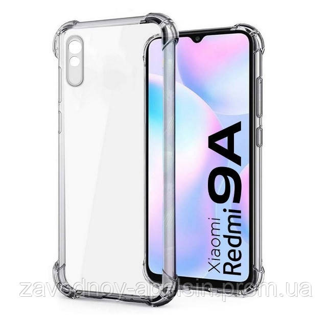 Xiaomi Redmi 9A Прозорий чохол (Захист камери + кути) Одеса - фото 1