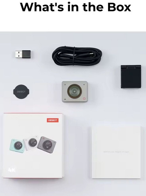 Веб-камера OBSBOT Meet 2 white 4k. Киев - изображение 4