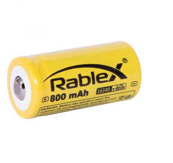 Акумулятори Rablex RB-16340 ( 16340/3.7V/800mAh ) Київ