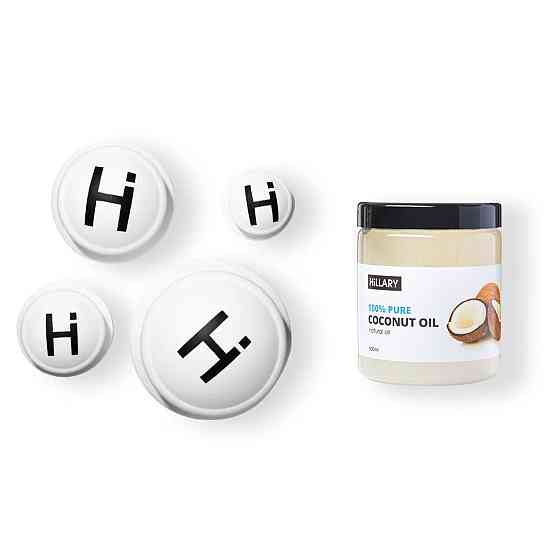 Набор вакуумных банок для массажа тела + Рафинированное кокосовое масло Hillary Киев