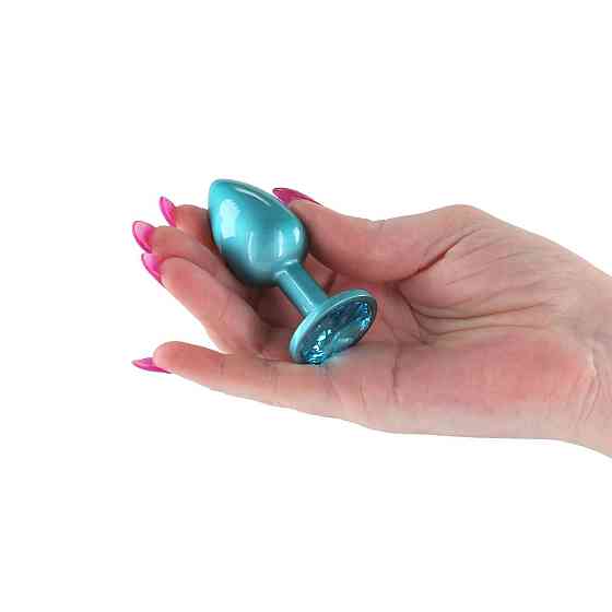 Анальна пробка NS Novelties Rear Assets - Iridescent Teal - Small - Teal Sex Aura Київ