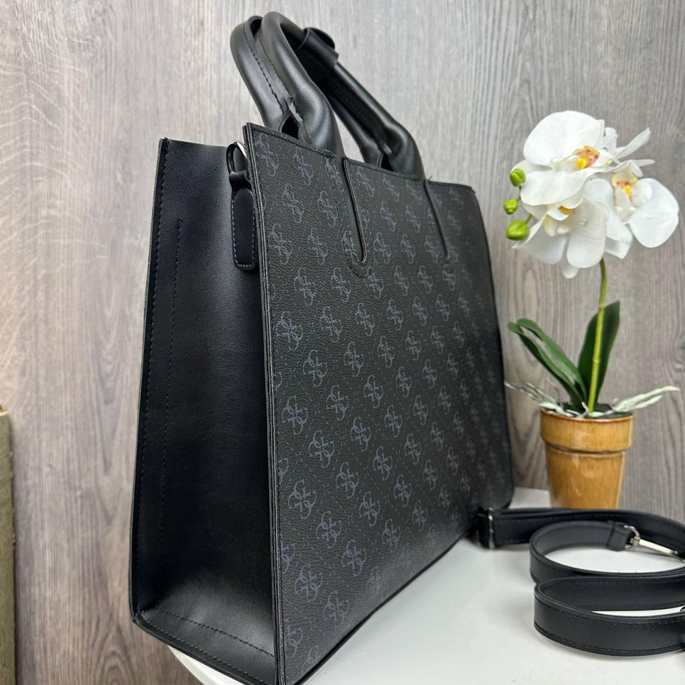 Велика жіноча сумка стиль Гесс на плече, якісна містка сумочка Guess ( 22117 ) Харьков - изображение 3