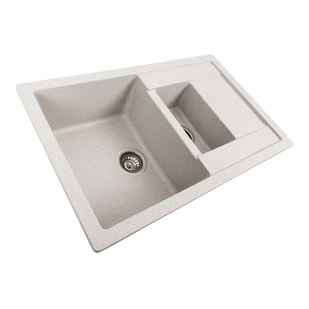 VALESO Гранітна мийка для кухні VALESO 7850W TOSKANA матова Топаз Киев - изображение 4