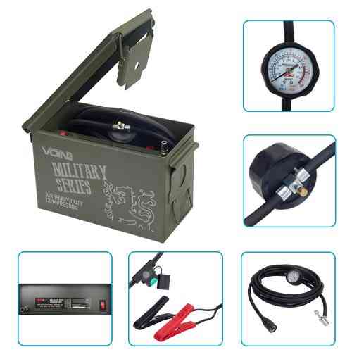 Компресор автомобільний Voin Military Series 90л/хв 150psi 25A Львів