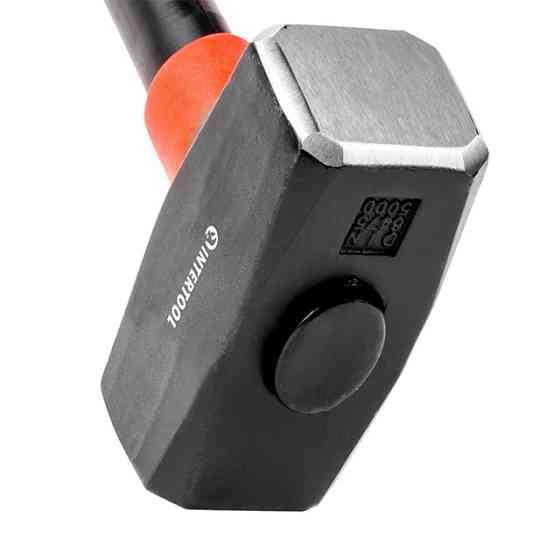 Кувалда, 5000 г, ручка з фібергласу INTERTOOL HT-0245 Киев