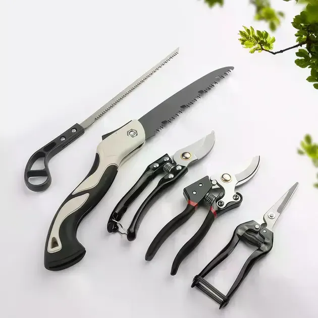 Набор садовых инструментов Garden Set SK-5 – секаторы, чем для прививки, прививочный набор, инструменты для обрезки деревьев и кустов Коломия - фото 1