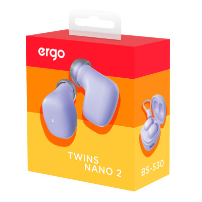Навушники Ergo BS-530 Twins Nano 2 Violet (BS-530V) Вінниця - фото 7
