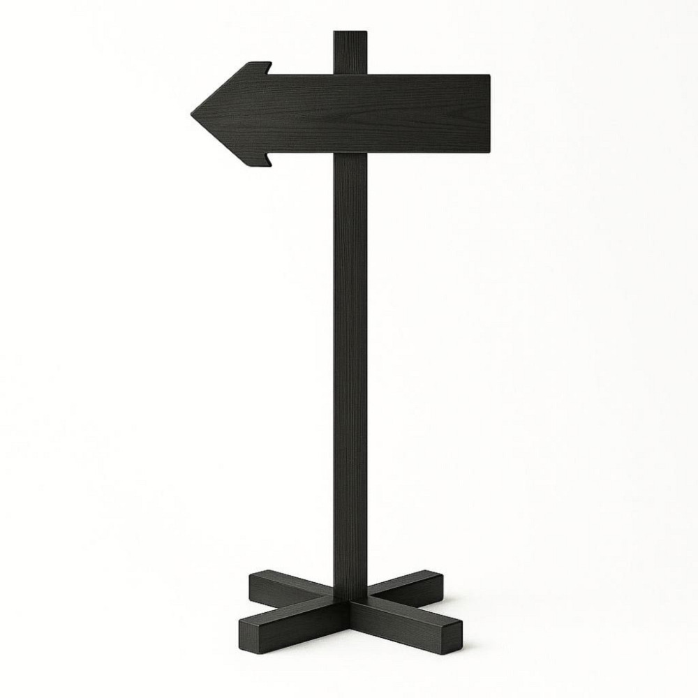 Напольная стрелка-указатель 