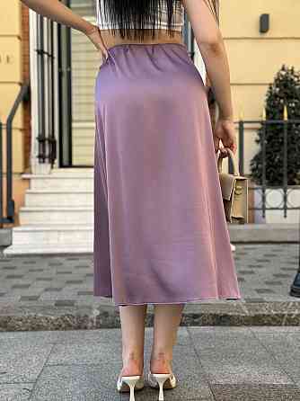 Жіноча шовкова спідниця Silk 42-44, Ліловий дим Київ