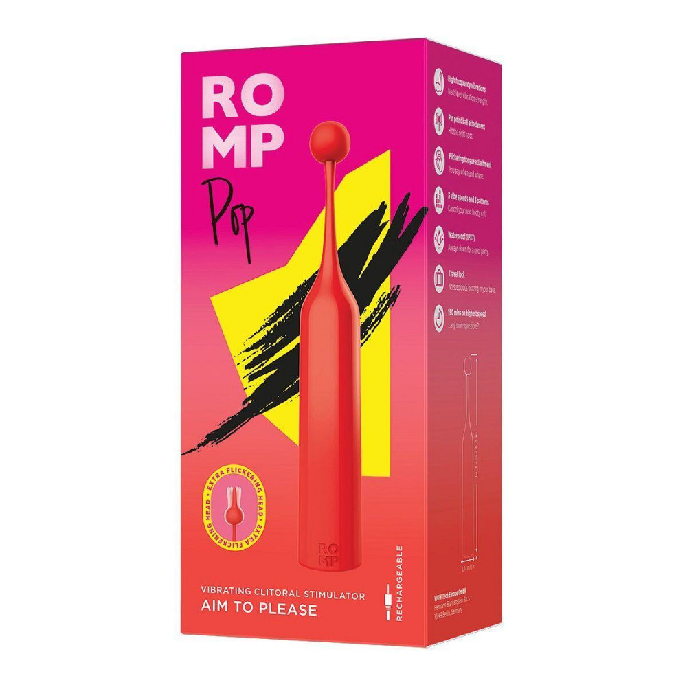 Кліторальний стимулятор Romp Pop Sex Aura Київ - фото 10