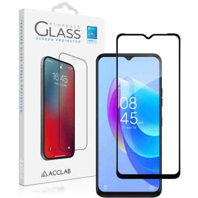 Стекло защитное ACCLAB Full Glue Tecno Spark 10C Black (1283126564888) Винница