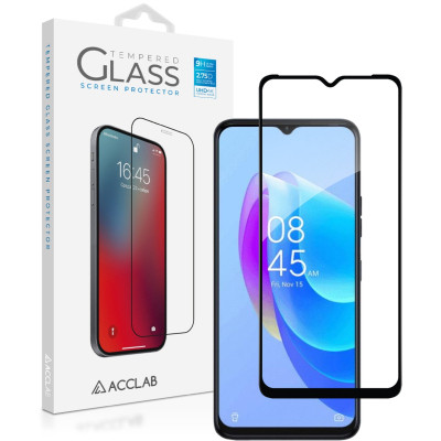 Стекло защитное ACCLAB Full Glue Tecno Spark 10C Black (1283126564888) Винница - изображение 1