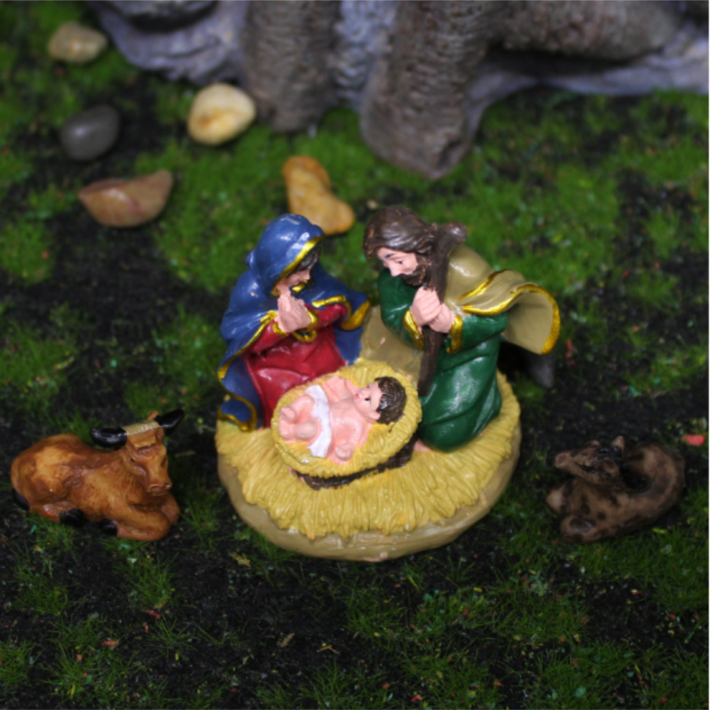 Рождественская инсталляция из полистоуна декора интерьера, миниатюры. Набор рождественских фигурок 3 шт. Одесса - изображение 3