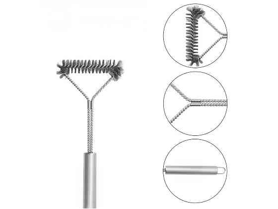 Щетка для гриля трехрядная GRILLI 777453 Код: 013099 Ровно