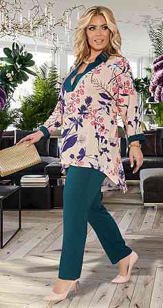 Стильний брючний костюм великого розміру (50) Київ