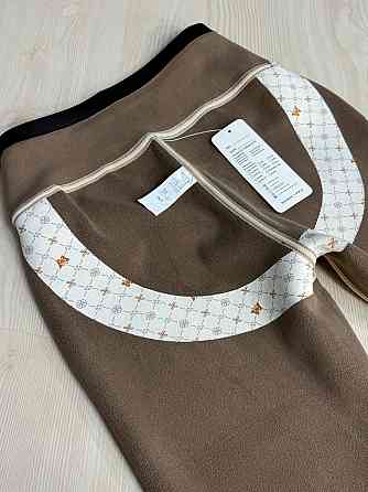 Лосини жіночі Bocska 2802 утеплені на флісі з широким поясом чорні, чорний, SM Київ