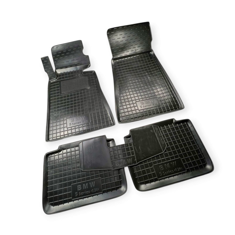 Килимки Бмв 5 e34 1987-1995 борт 2,5см, з перемичкою салону Мукачево - фото 1