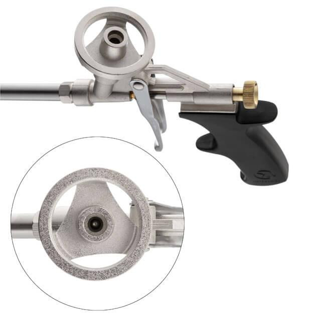 Пістолет для монтажної піни, металевий корпус, 4 насадки INTERTOOL PT-0603 Київ - фото 4