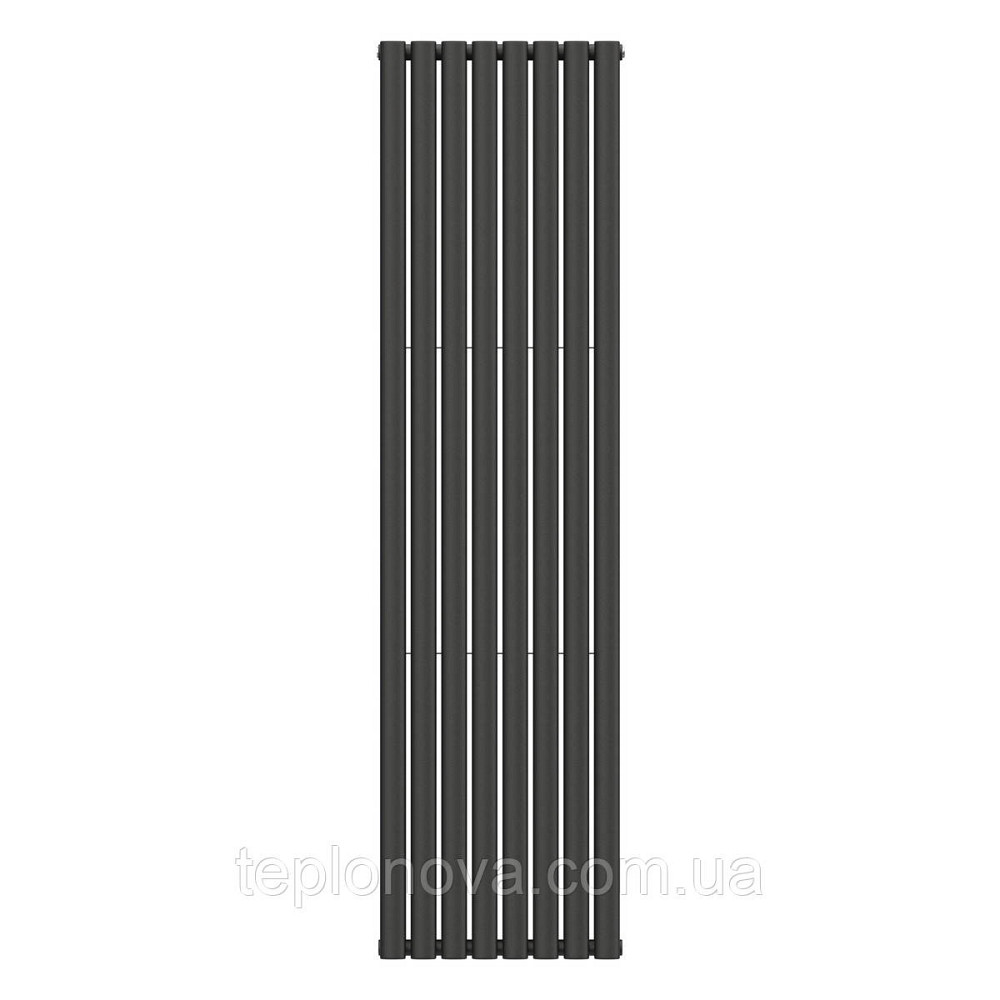 Вертикальный радиатор Ellipse Double 480х1800-8, anticor, черный муар Черновцы - изображение 1