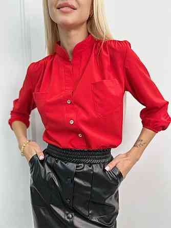 Жіноча блузка "Sellin" оптом | Норма і батал 46-48, Червоний Київ