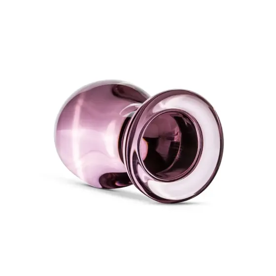 Рожева анальна пробка зі скла Gildo Pink Glass Buttplug Львів
