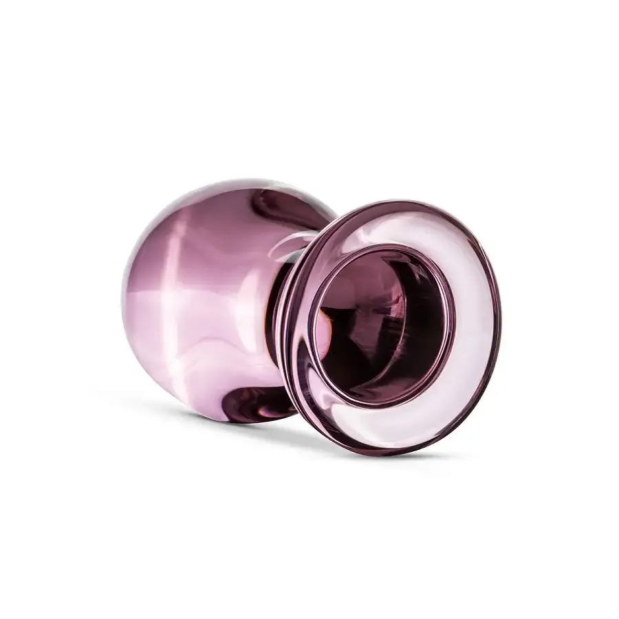 Рожева анальна пробка зі скла Gildo Pink Glass Buttplug Львів - фото 2
