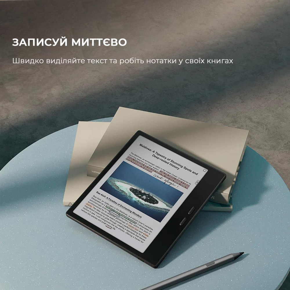 Електронна книга BOOX Go Color 7 Gen2 Black ( Чорний ) Харків - фото 3