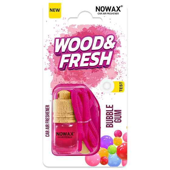 Ароматизатор повітря в блістері Nowax Wood&Fresh - Bubble Gum Львів