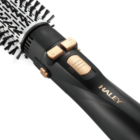 Мультистайлер для волосся Haley HY-4003 6в1, фен-щітка для укладки та завивки з брашингом, стайлер-гребінець Одеса