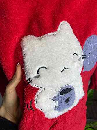 Піжама флісова жіноча Червоний 3XL Харків