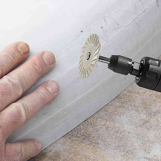 Диск алмазний відрізний 40мм для плитки каменю граніту хвостовик 6мм Київ