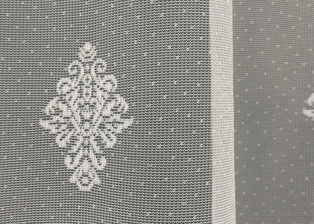 Тюль жаккард цвет молочный 1846т Киев - изображение 4