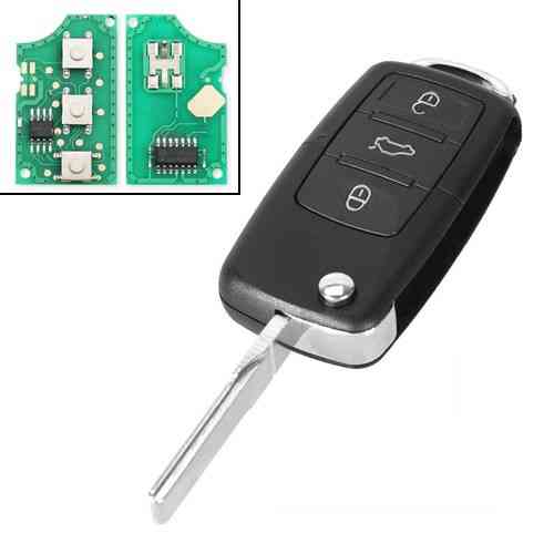 Автоключ з чипом ID48 1J0959753DA 3 кнопки для Volkswagen Seat Skoda дистанційний Київ