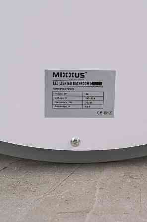 Дзеркало Mixxus PLAIN MV02-60x80 з LED Touch, Anti-fog, димером, регулюванням яскравості, годиннико  ( MI6933 ) 24643 Харків