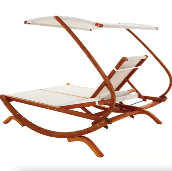 Садовий шезлонг Di Volio Pionza двомісний бежевий Київ