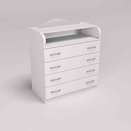 Комод пеленальний №1, Білий, 864/465/1020 Львів