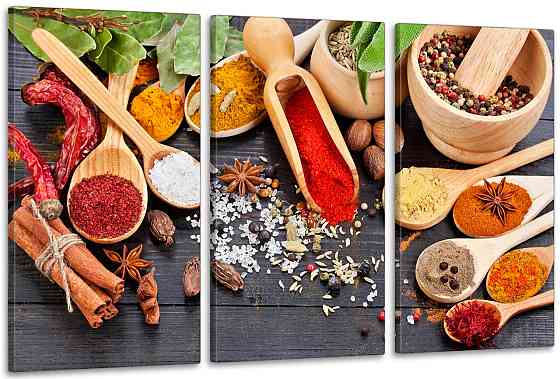 Модульная картина в гостиную / спальню Спеції  ART-080_3A Киев