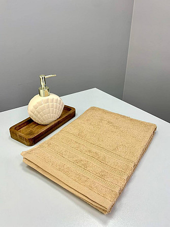 Рушник махровий Ideal Textile Косичка однотонний щільність 500 г/м2 50х100 см (56860731) Бежевий Чернівці - фото 2
