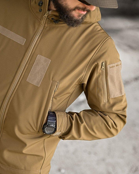 Тактичний костюм софтшел sofftshel AURA койот ПП7821 Одеса - фото 6