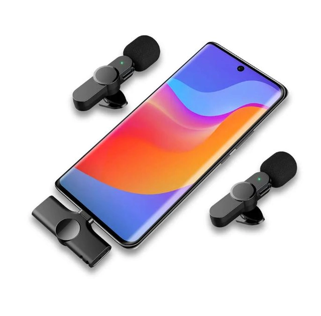 Мікрофон петличний бездротовий K9 для смартфона 2 мікрофони для IPhone (IOS) Київ - фото 5