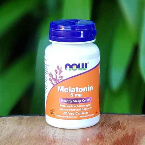 Мелатонін NOW Foods Melatonin 5 мг 60 капсул Луцьк