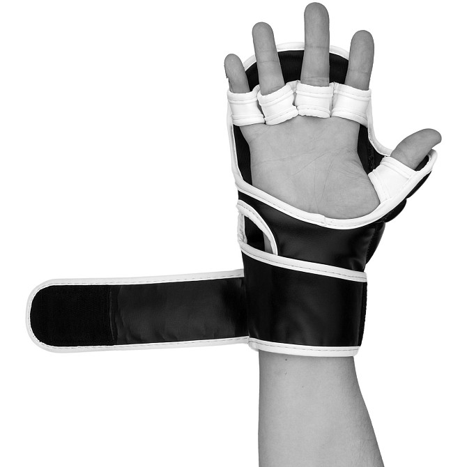 Рукавички для Karate PowerPlay 3092KRT Чорні-Білі XL Кам'янське - фото 5