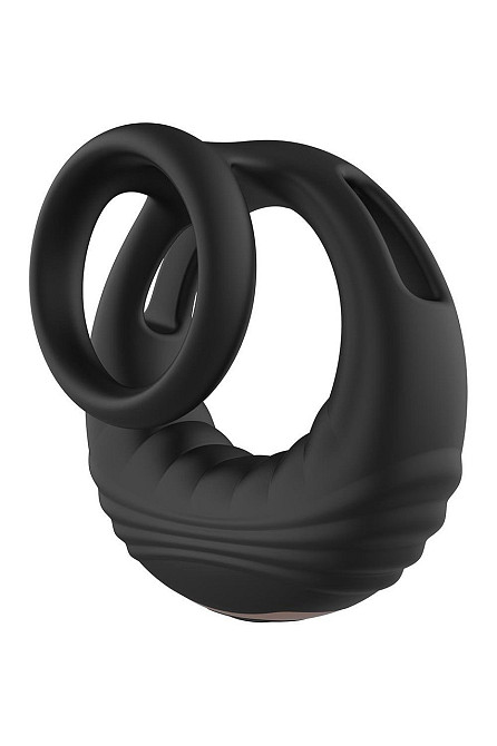 Эрекционное виброкольцо Dreamtoys Ramrod с пультом, черное Sex Aura Киев - изображение 2