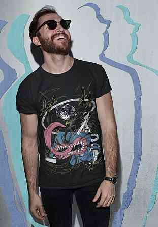 Футболка мужская аниме Схизуку Мурасаки Гон Киллуа оверсайз (S/M/L) Черний AnimeJ1214 Днепр