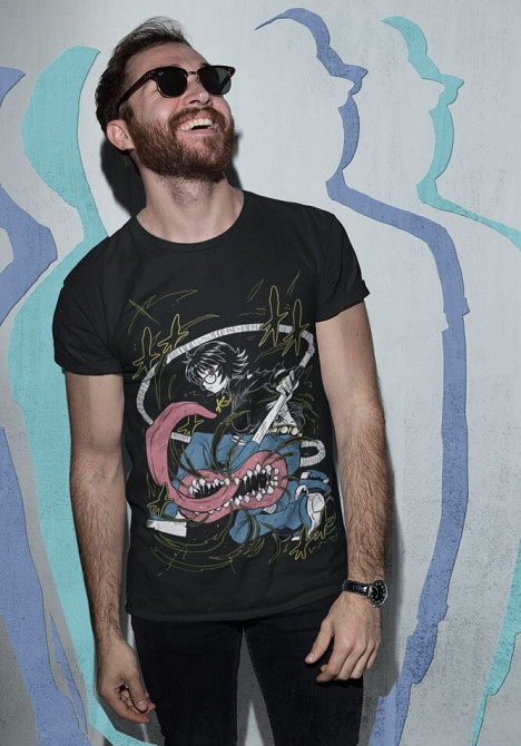 Футболка мужская аниме Схизуку Мурасаки Гон Киллуа оверсайз (S/M/L) Черний AnimeJ1214 Днепр - изображение 2