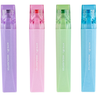 Набір маркерів Kite Highlighter Creative Glitter, набір з 4-х кольорів (K24-1146-4) Вінниця - фото 1