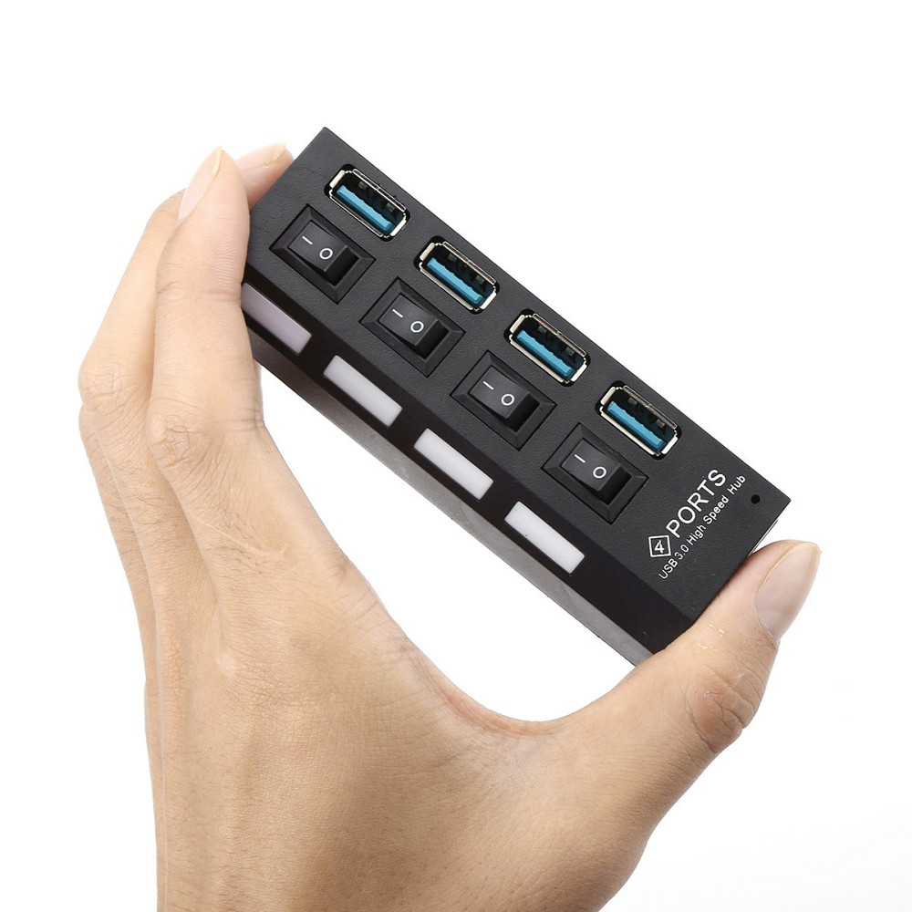 Разветвитель USB Хаб на 4 порта,Черный SBR Киев - изображение 7