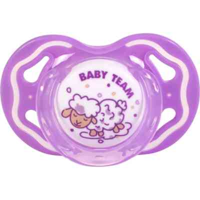 Пустышка Baby Team Силиконовая классическая от 6 месяцев (4824428030144) Винница