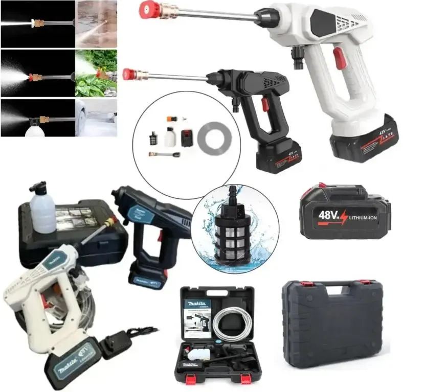 Мойка высокого давления 48v на 2 аккумулятора пистолет для мойки автомобиля, M-48 Коломыя - изображение 1