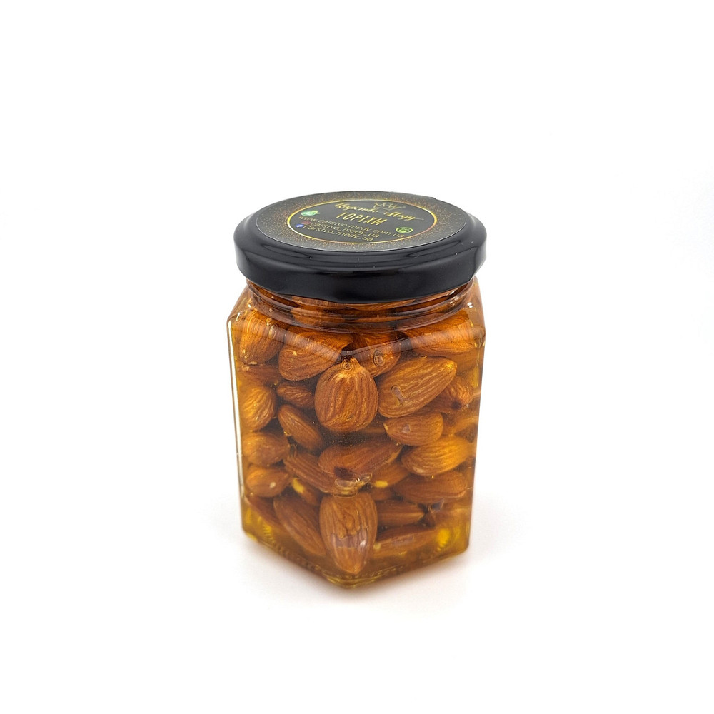 Мед с миндалем 240 грамм Одесса - изображение 8